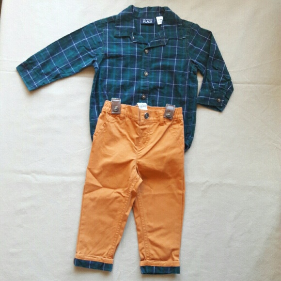 The Children's Place Other - Children's Place Baby Boy Plaid Set